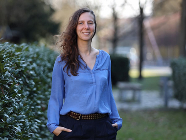 Rita Mateus stands smiling